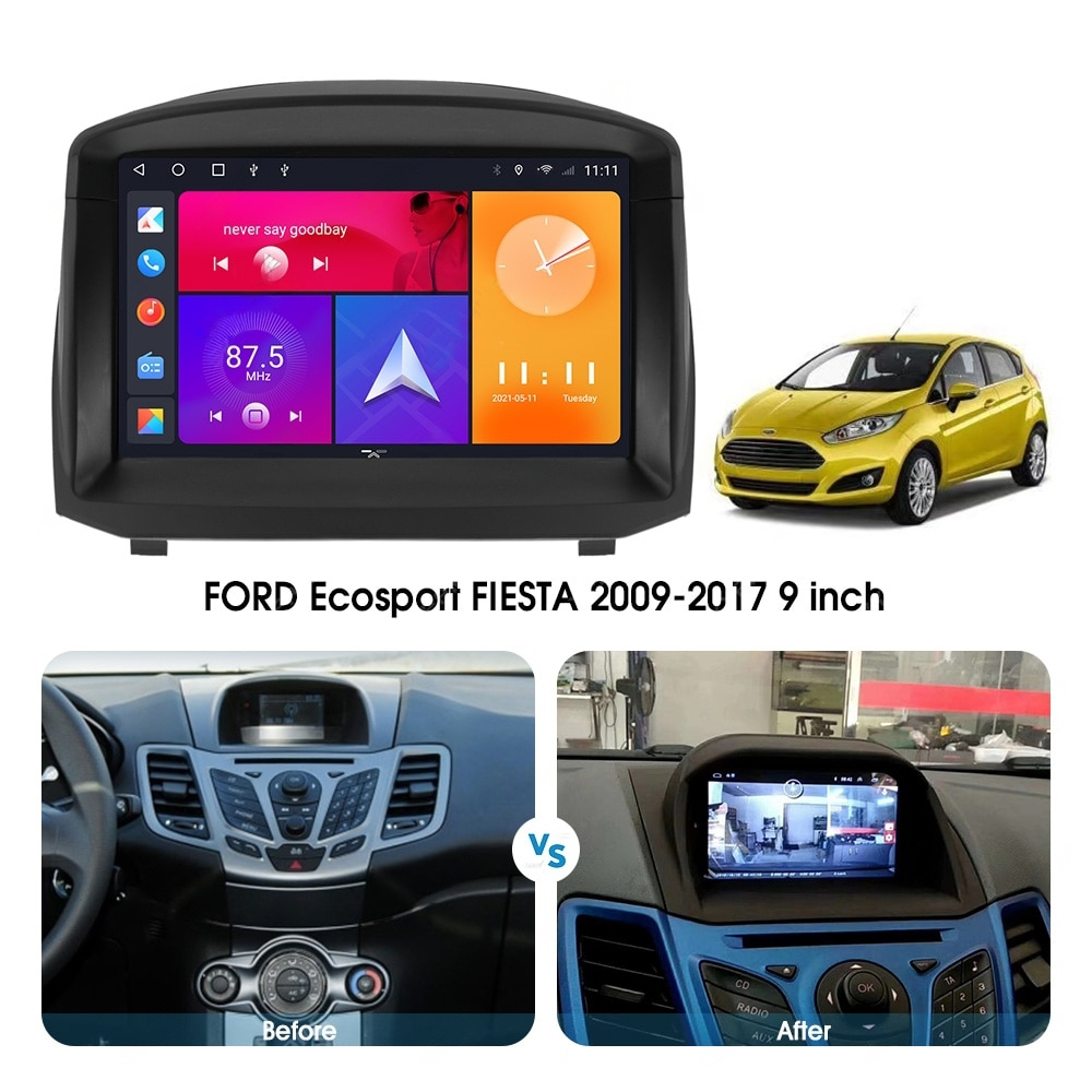 Переходная рамка для автомобиля Ford Ecosport (2013-2017)