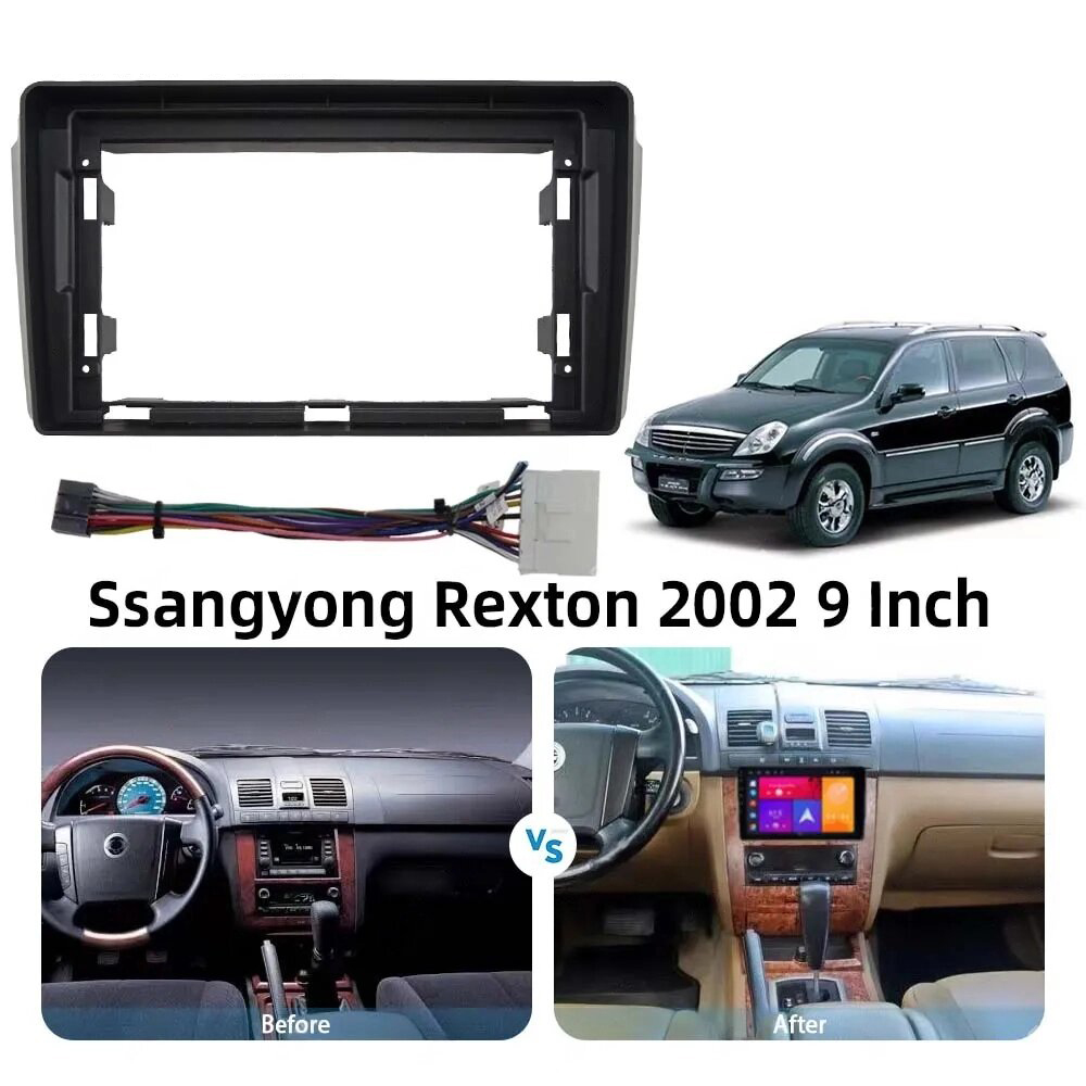 Переходная рамка для автомобиля SsangYong Rexton (2002-2012)