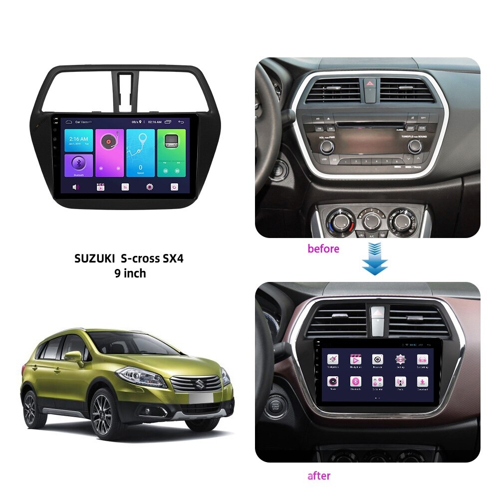 Переходная рамка для автомобиля Suzuki S-Cross SX4 (2014-2017)