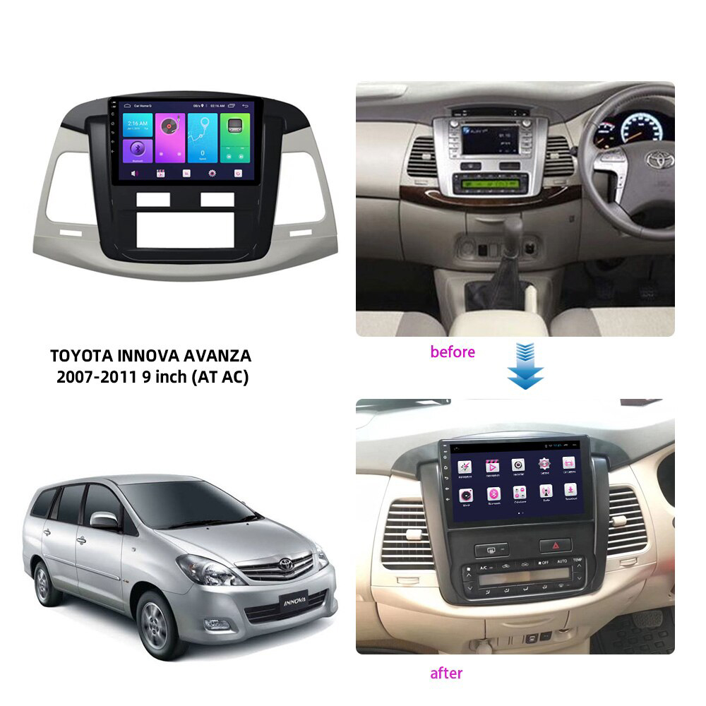 Переходная рамка для автомобиля Toyota Innova Avanza Crysta (2007-2011)