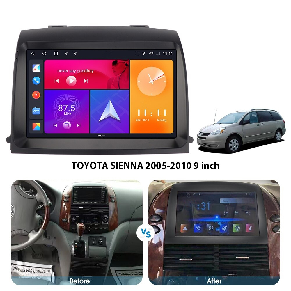 Переходная рамка для автомобиля Toyota Sienna (2005-2010)
