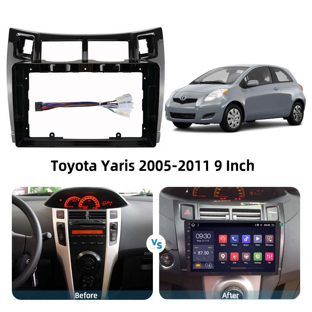 Переходная рамка для автомобиля Toyota Yaris / Vitz (2005-2011)